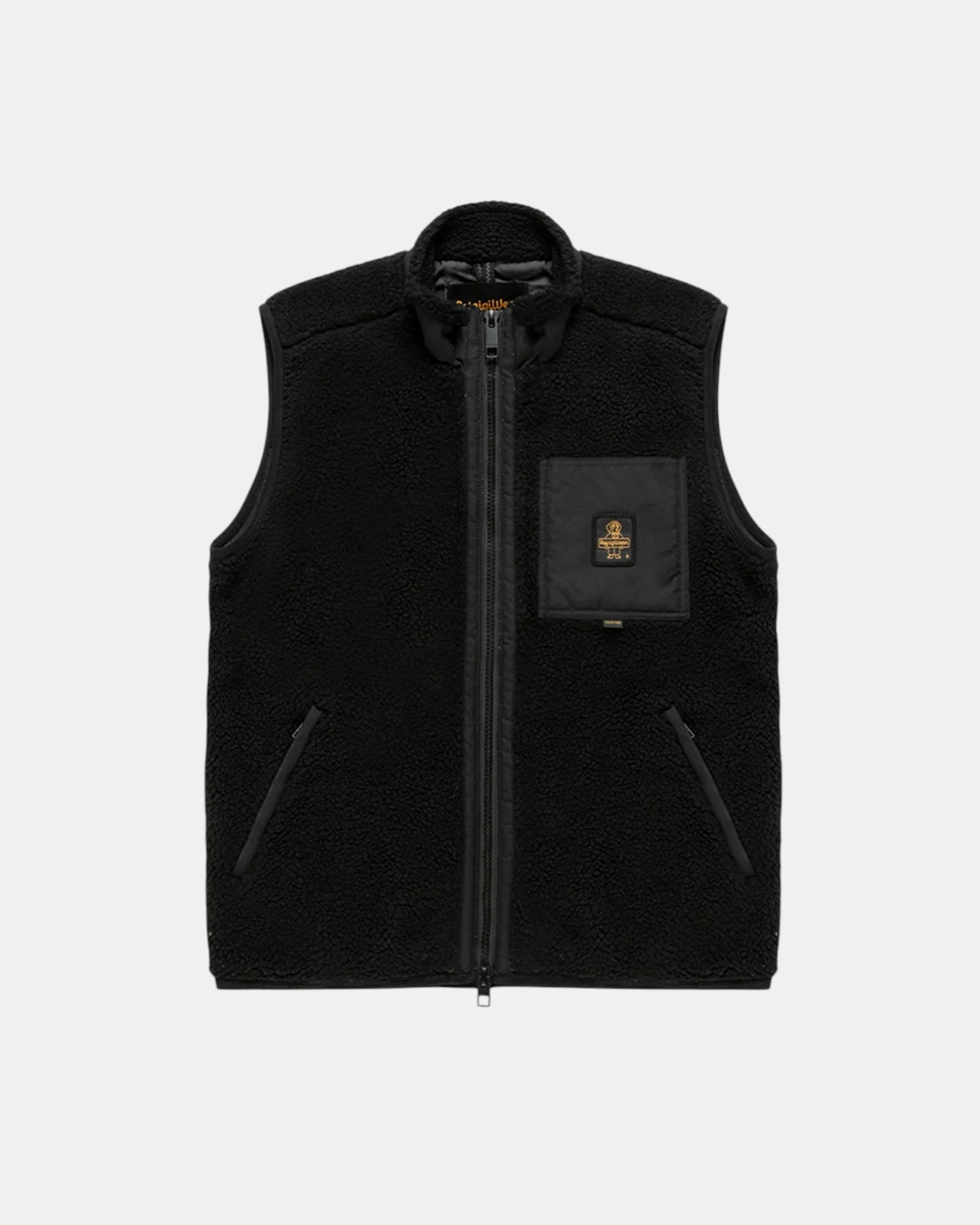 RefrigiWear Yosemite – Gilet in teddy effetto sherpa Nero