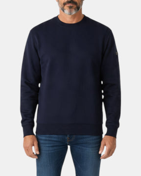 PMDS Eddy – Felpa girocollo basic Blu navy