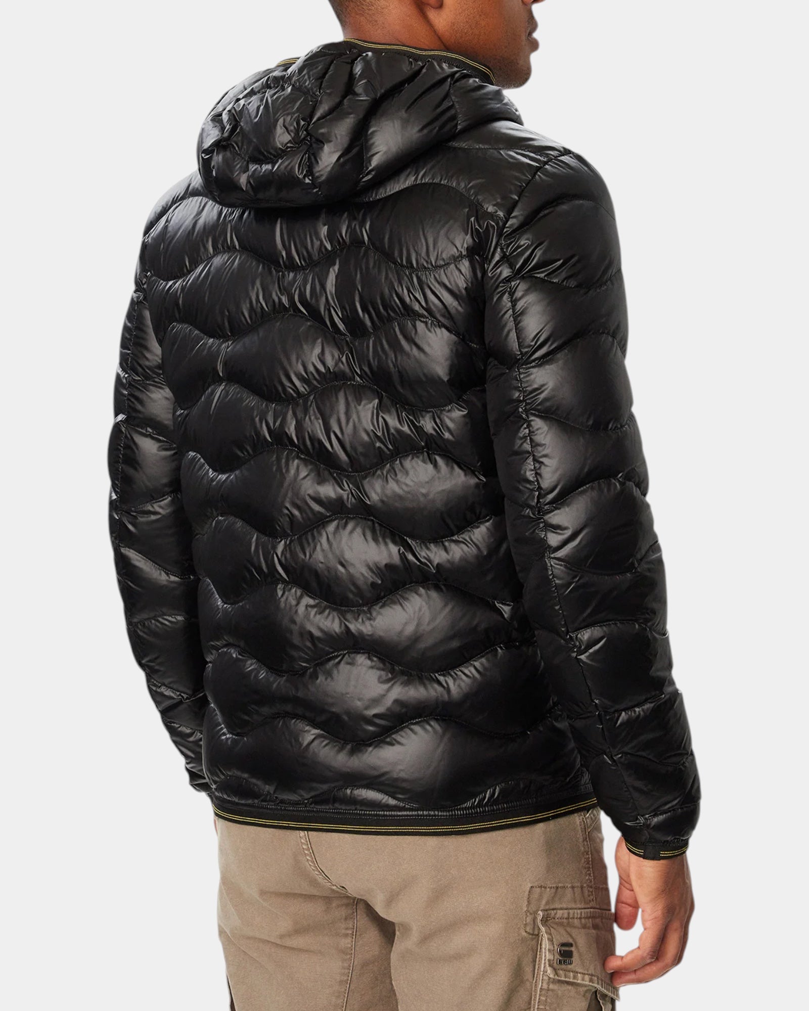 Blauer Wave – Giacca imbottita con trapuntatura a onde