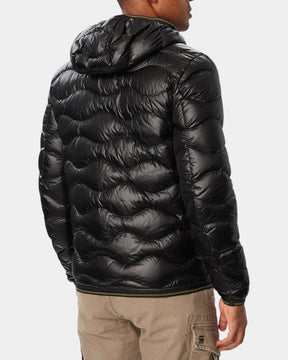 Blauer Wave – Giacca imbottita con trapuntatura a onde