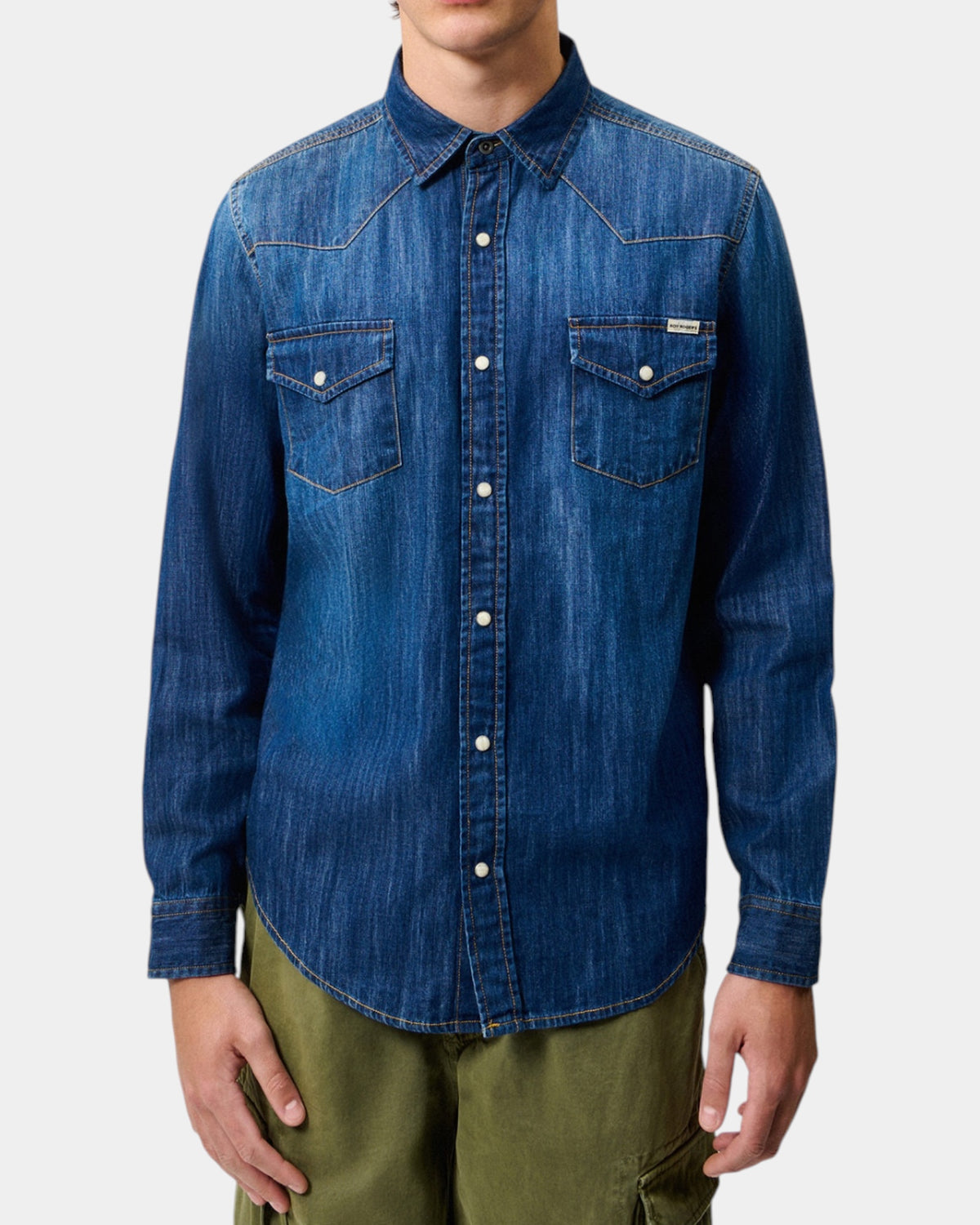 Roy Roger's Martin – Camicia Martin in denim Tucson