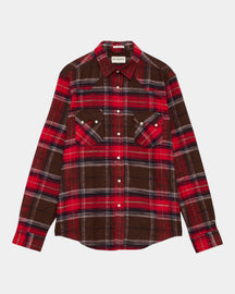 Roy Roger's – Camicia western in flanella a quadri Rossa