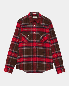 Roy Roger's – Camicia western in flanella a quadri Rossa