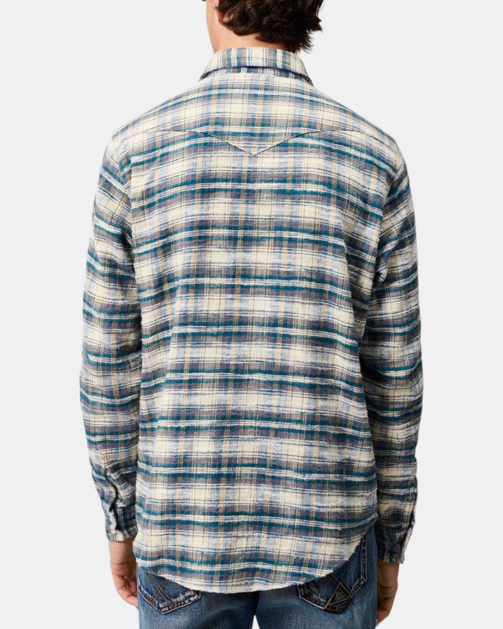 Roy Roger's – Camicia western in flanella a quadri Rossa