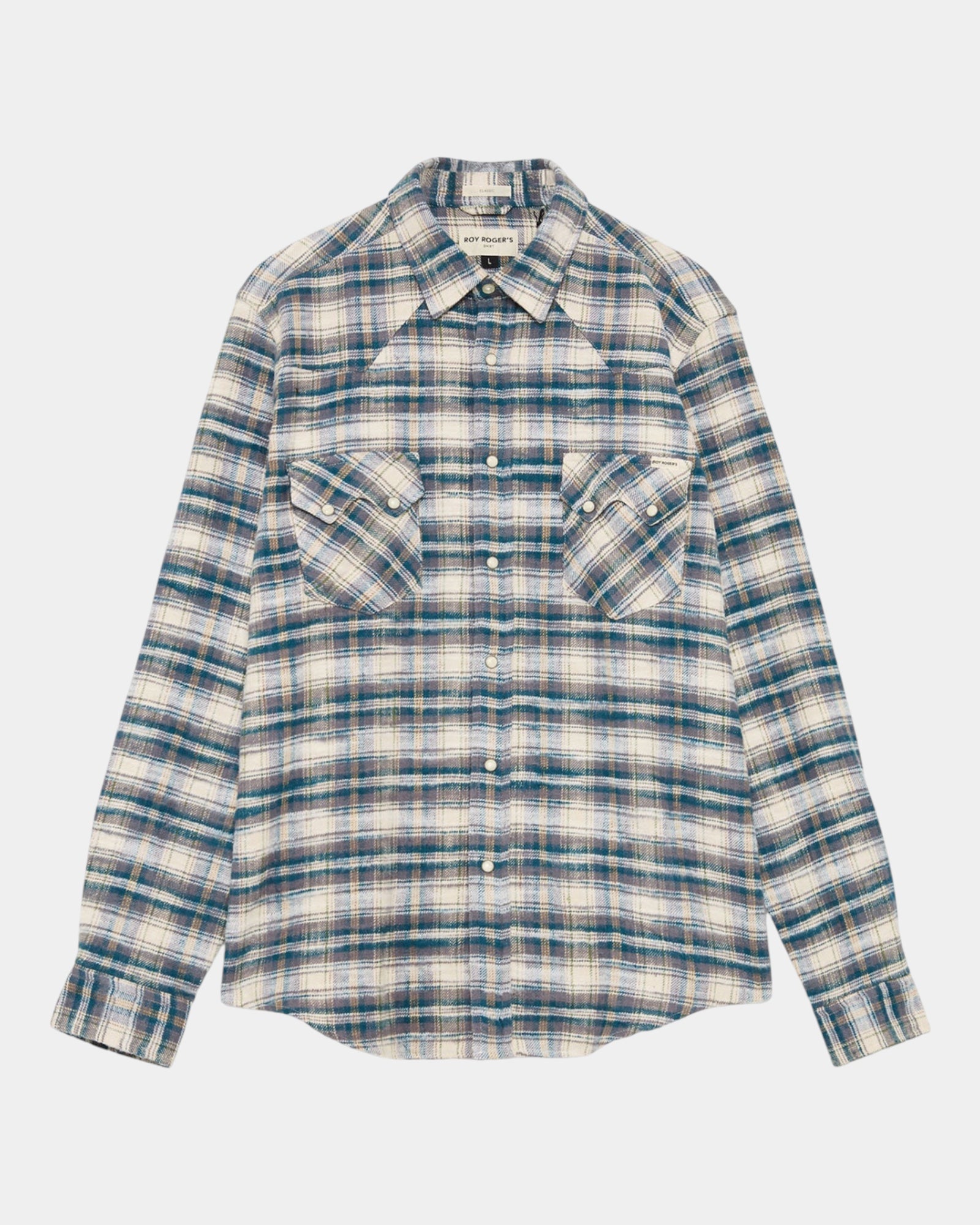 Roy Roger's – Camicia western in flanella a quadri Rossa