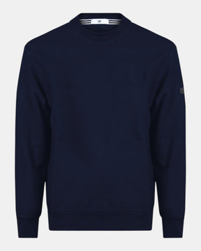 PMDS Eddy – Felpa girocollo basic Blu navy