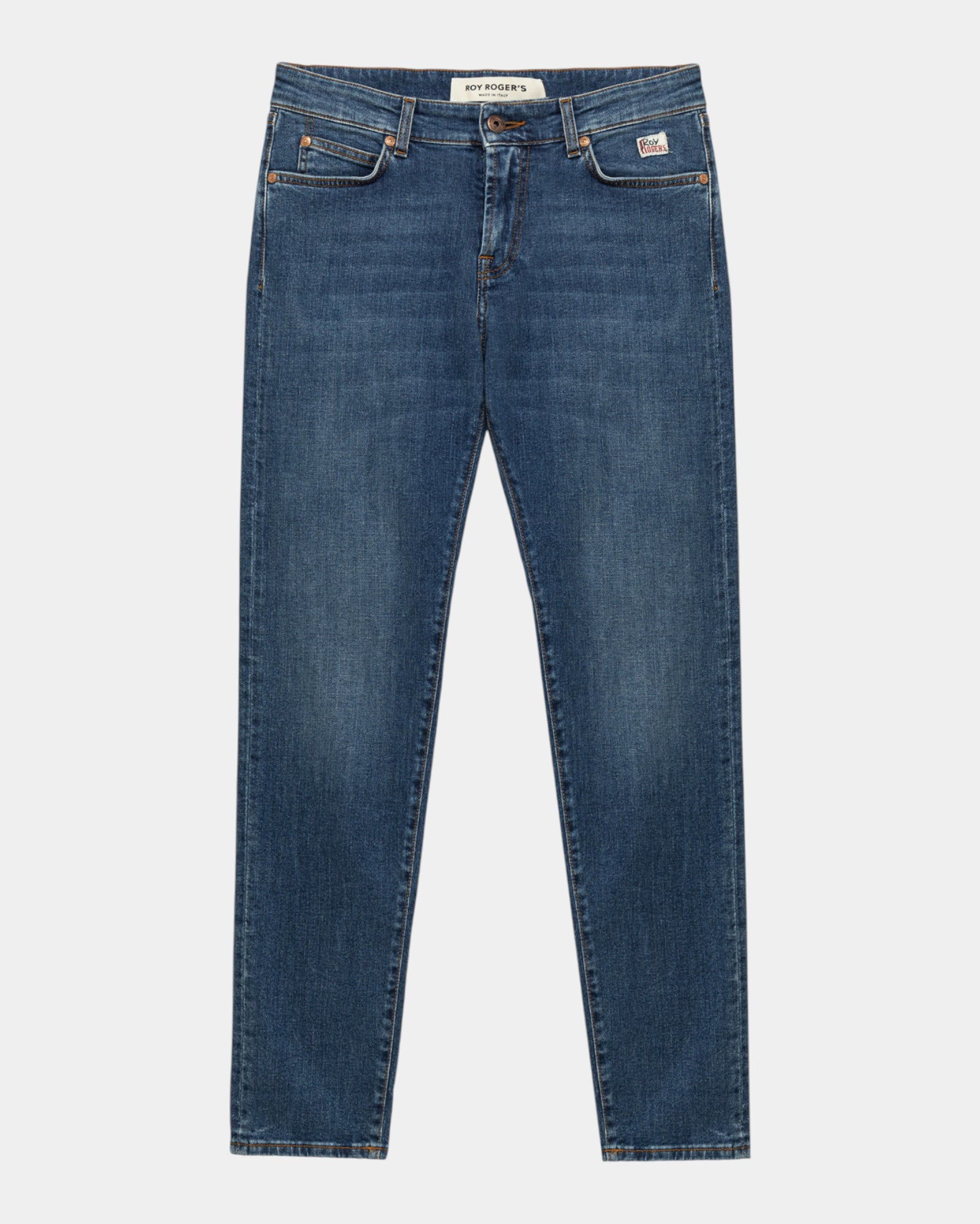 Roy Roger's Jeans 517 Slim Lavaggio Medio Blu