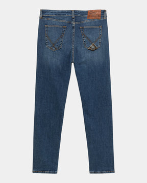 Roy Roger's Jeans 517 Slim Lavaggio Medio Blu