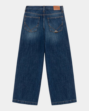 Roy Roger's Emily TROY – Jeans flare lavaggio scuro Blu