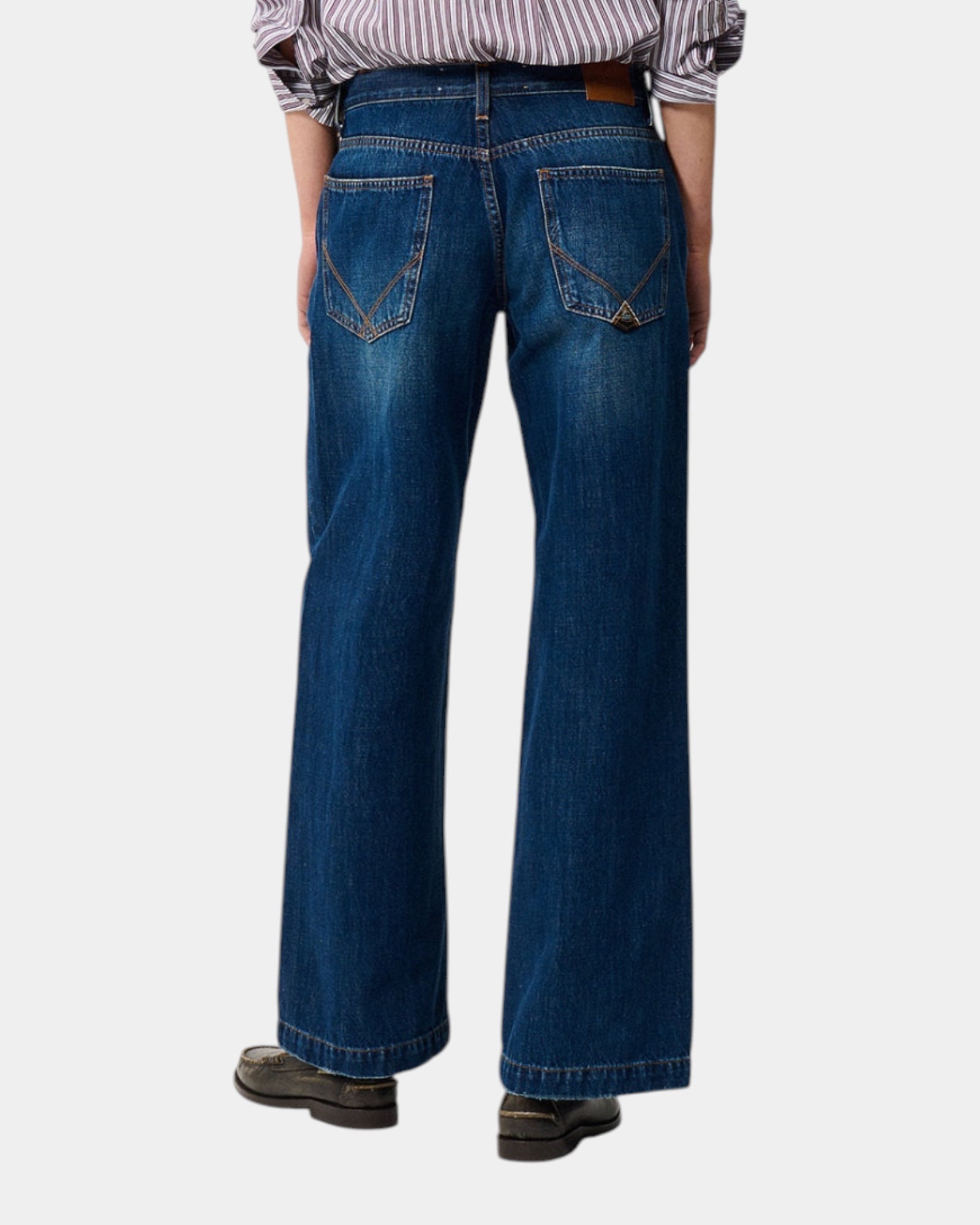 Roy Roger's Emily TROY – Jeans flare lavaggio scuro Blu
