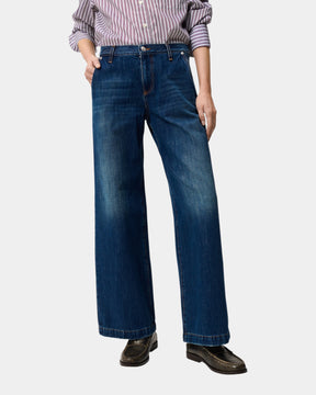 Roy Roger's Emily TROY – Jeans flare lavaggio scuro Blu