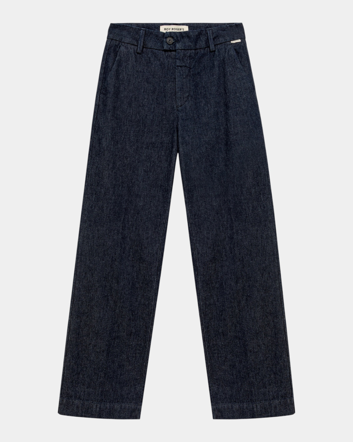 Roy Roger's Lais Rinse – Jeans flare a vita alta con bottone Blu scuro