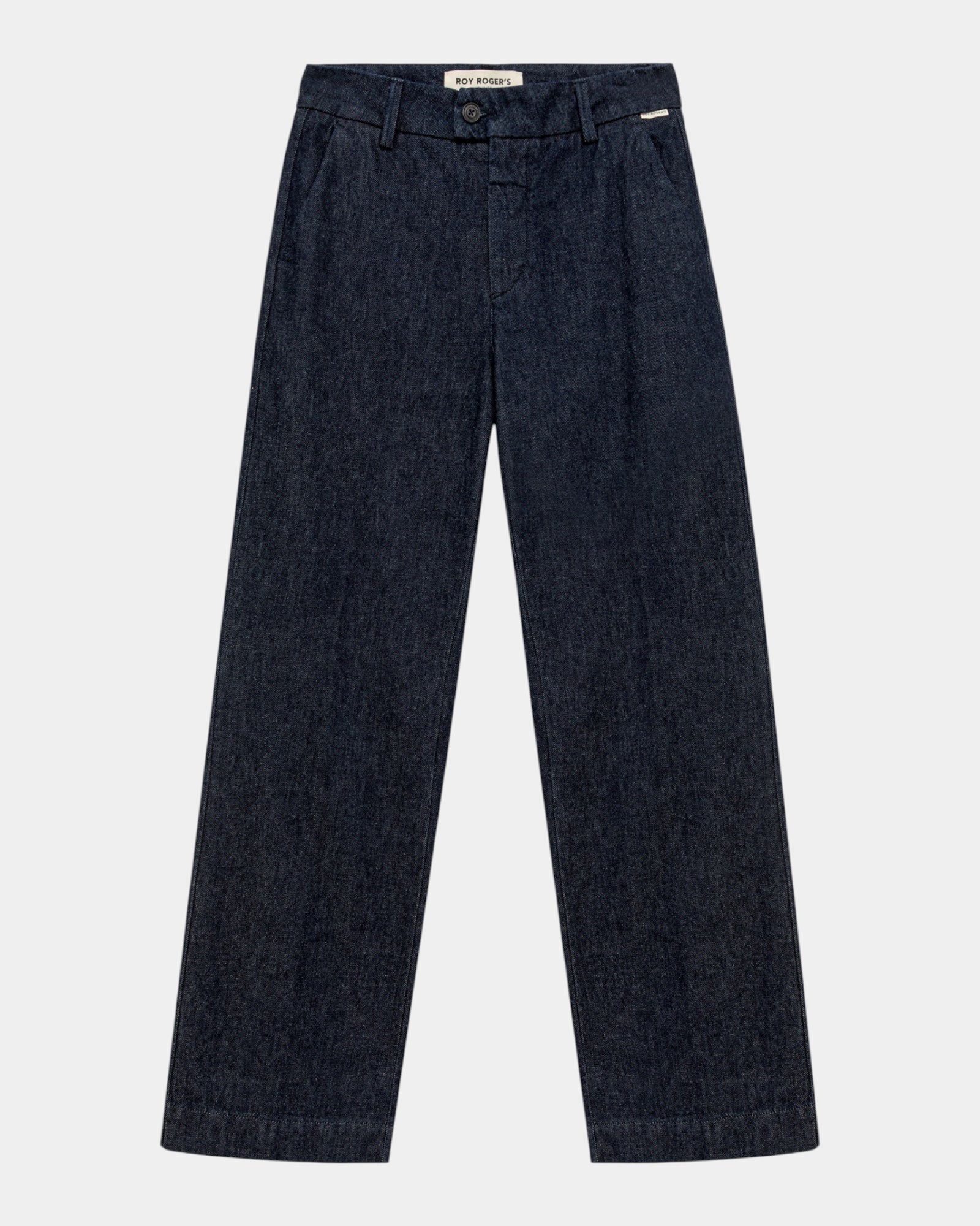 Roy Roger's Lais Rinse – Jeans flare a vita alta con bottone Blu scuro